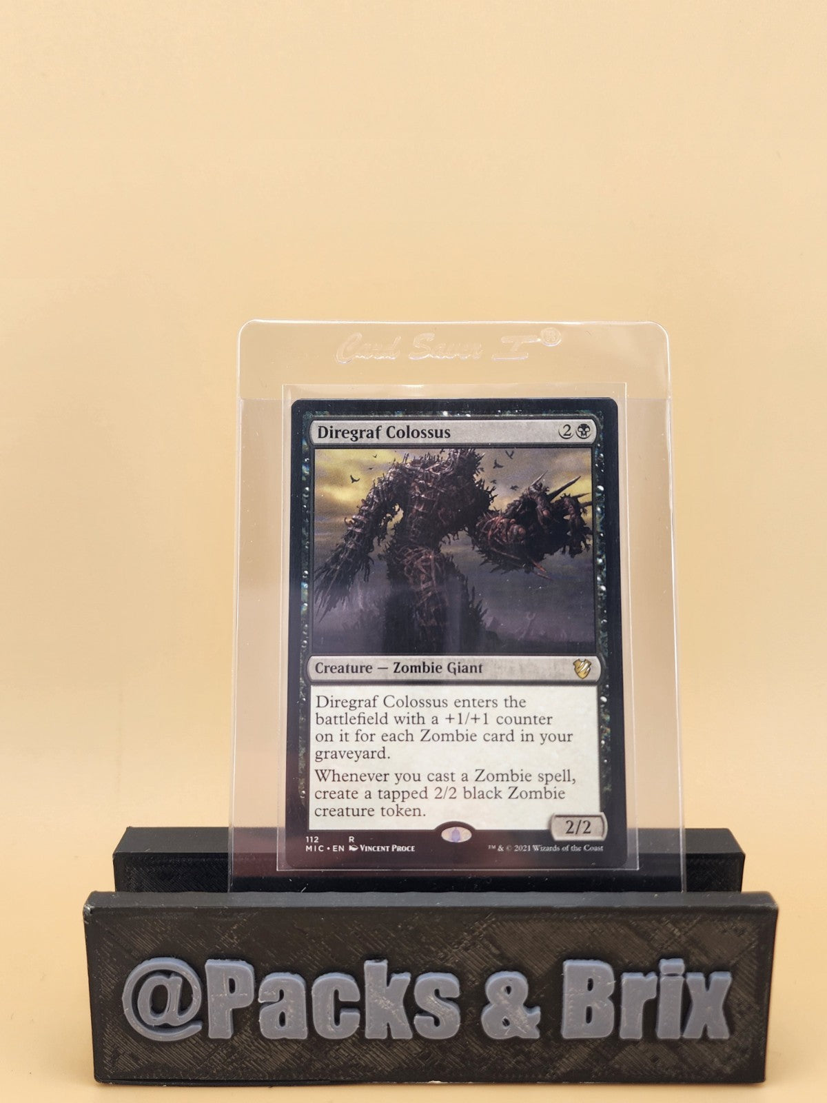 Diregraf Colossus Commander: Innistrad: Midnight Hunt Regular Near Mint NM