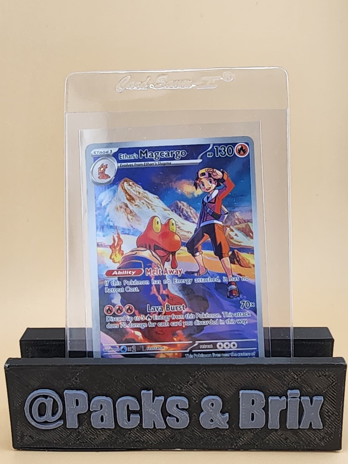 Ethan's Magcargo 222/217 Me: Ascended Heroes Holo Near Mint (NM)