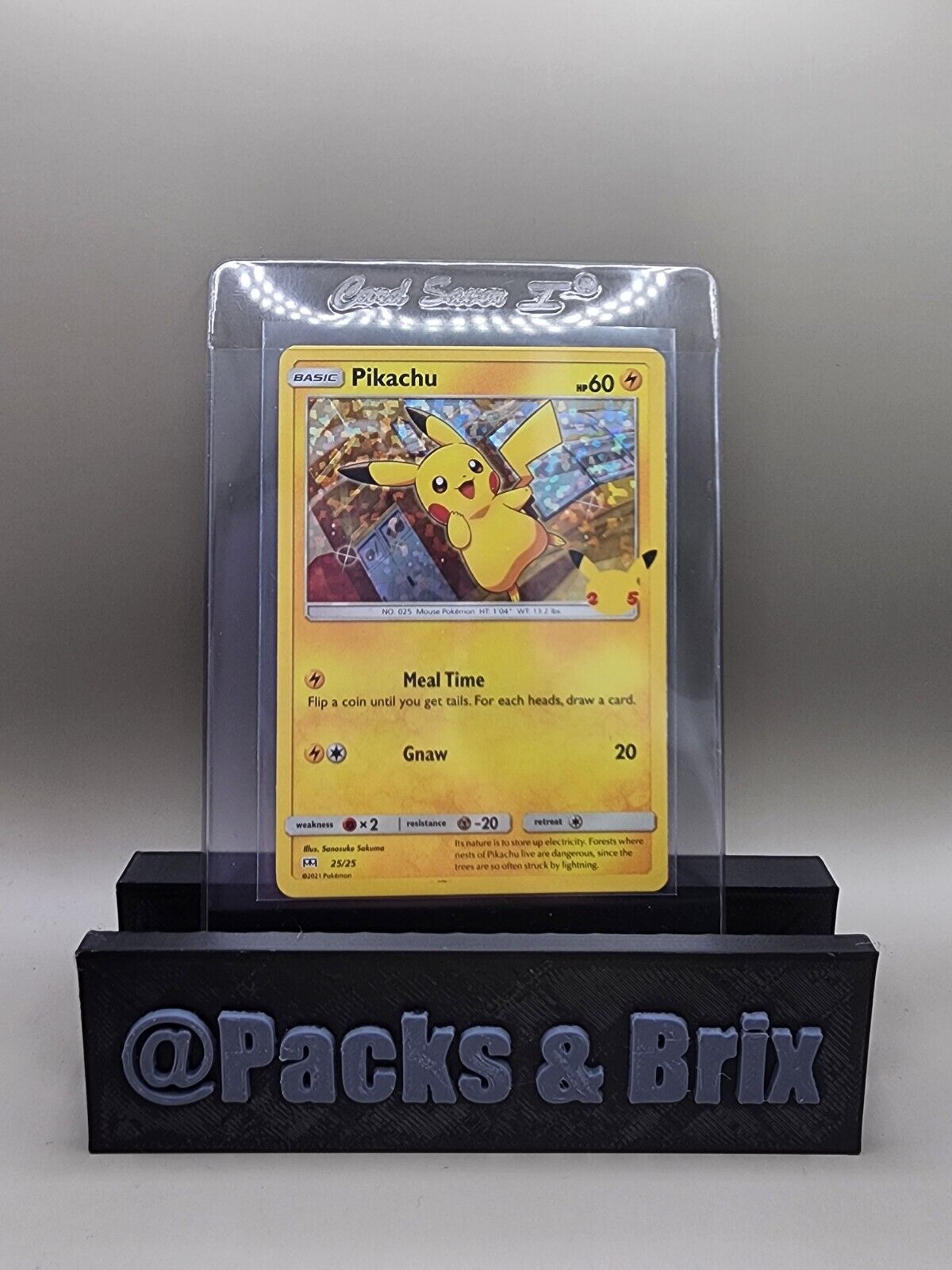 Pikachu 025/025 McDonald's 25th Anniversary Promos Regular MP+