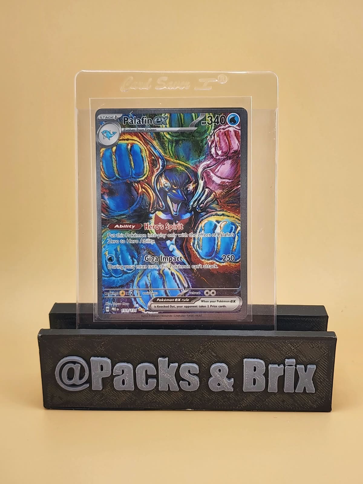 Palafin ex 151/131 Sv: Prismatic Evolutions Holo Near Mint NM