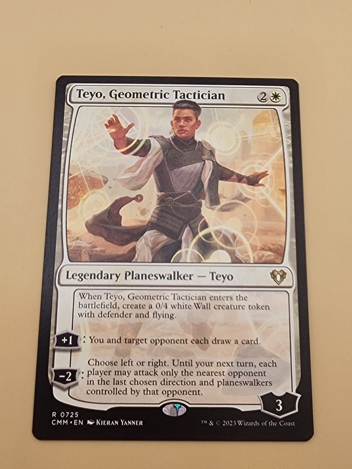 Teyo, Geometric Tactician  - Commander Masters - 725 NM