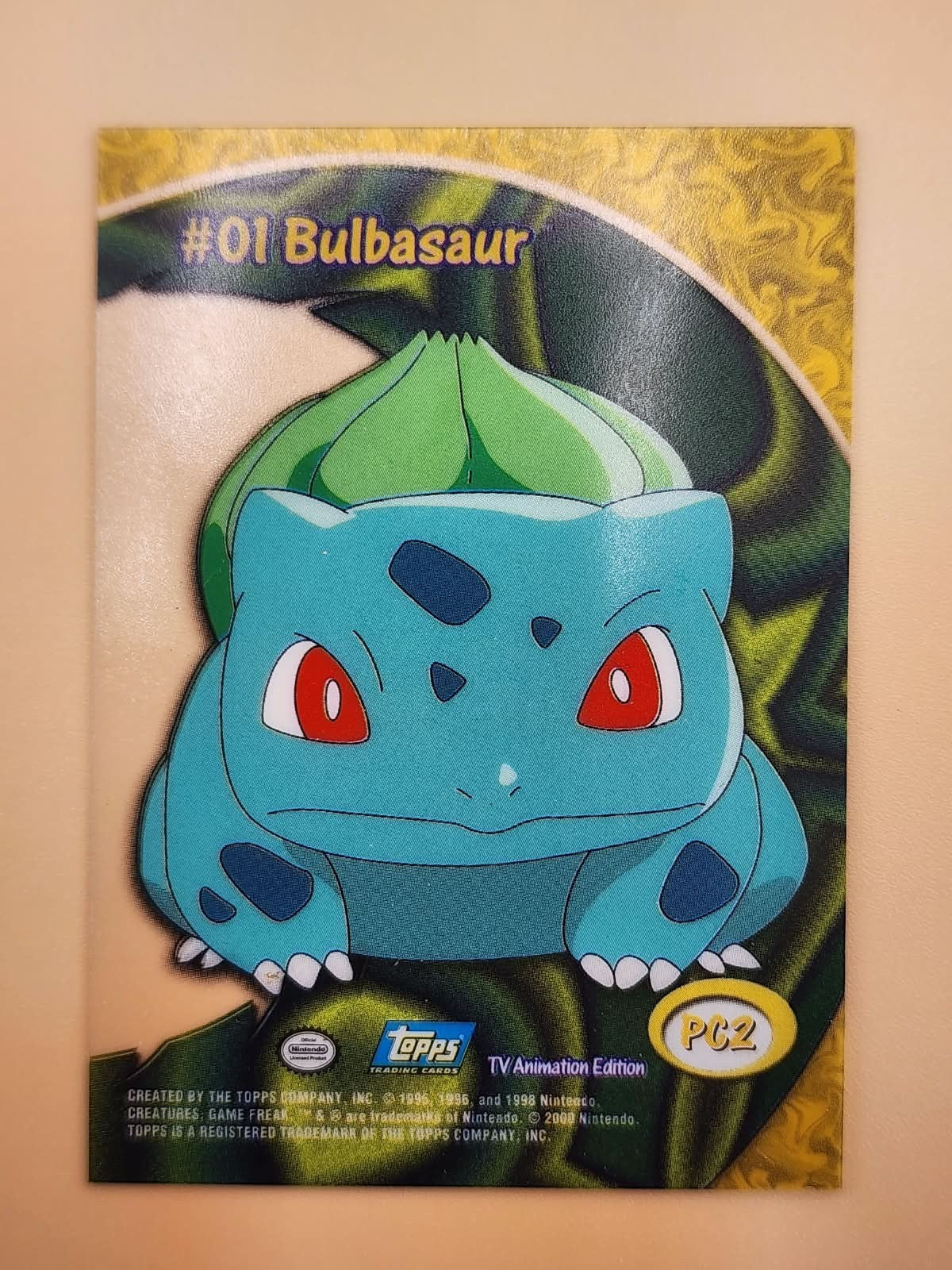 2000 Topps Pokémon TV Animation Series 2  #PC2 Bulbasaur Near Mint NM