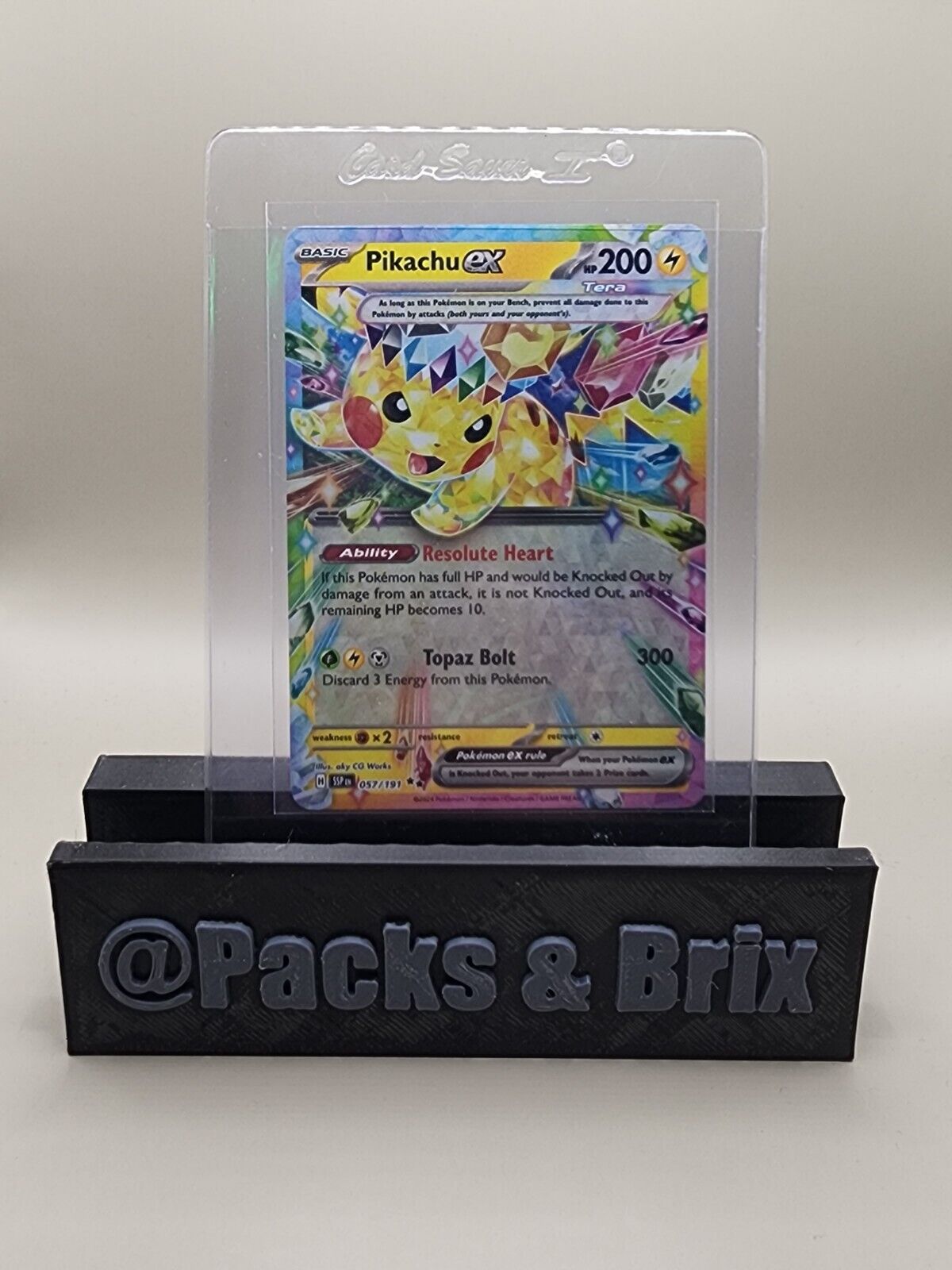 Pikachu ex 057/191 Sv08: Surging Sparks Holo