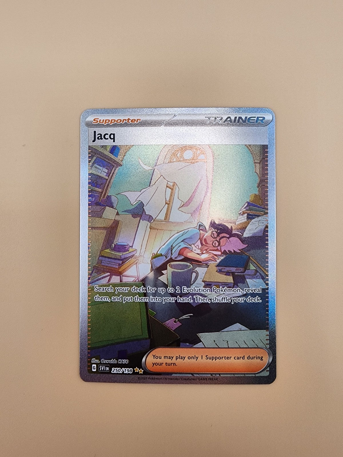 Jacq 250/198 Sv01: Scarlet & Violet Base Set Holo NM