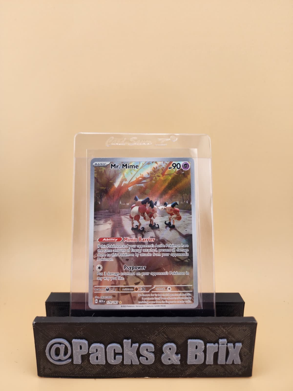 Mr. Mime 179/165 Sv: Scarlet & Violet 151 Holo Near Mint NM