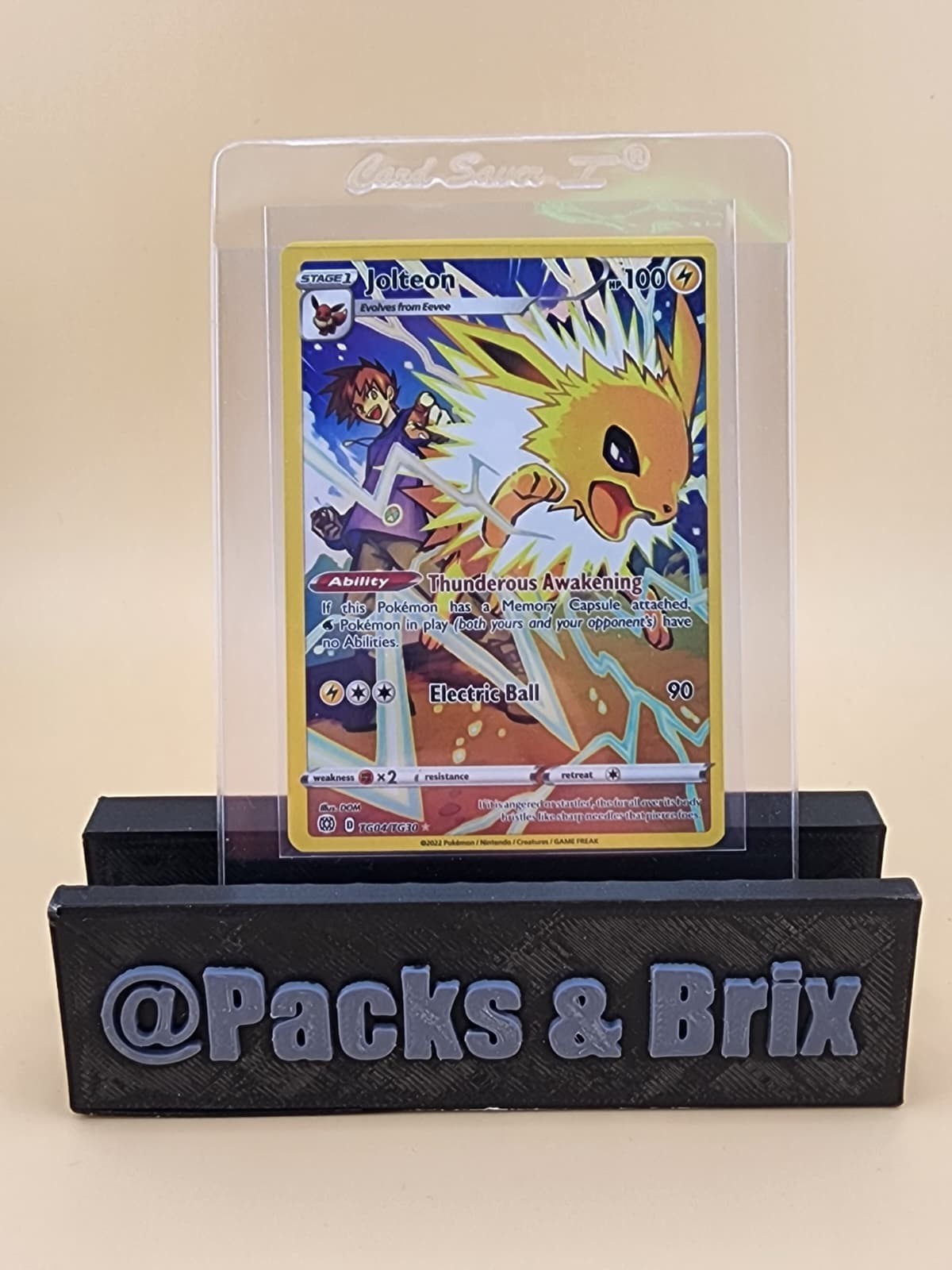 Jolteon TG04/TG30 Swsh09:Brilliant Stars Trainer Gallery Holo Lightly Played (LP