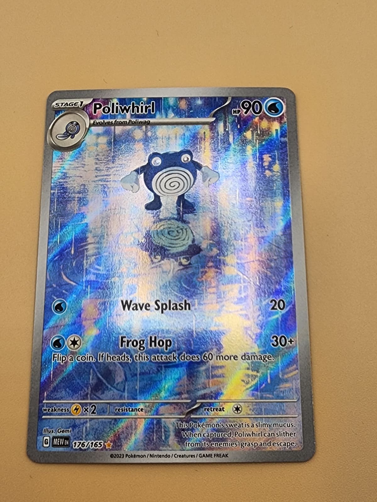 Poliwhirl 176/165 Sv: Scarlet & Violet 151 Holo Near Mint NM