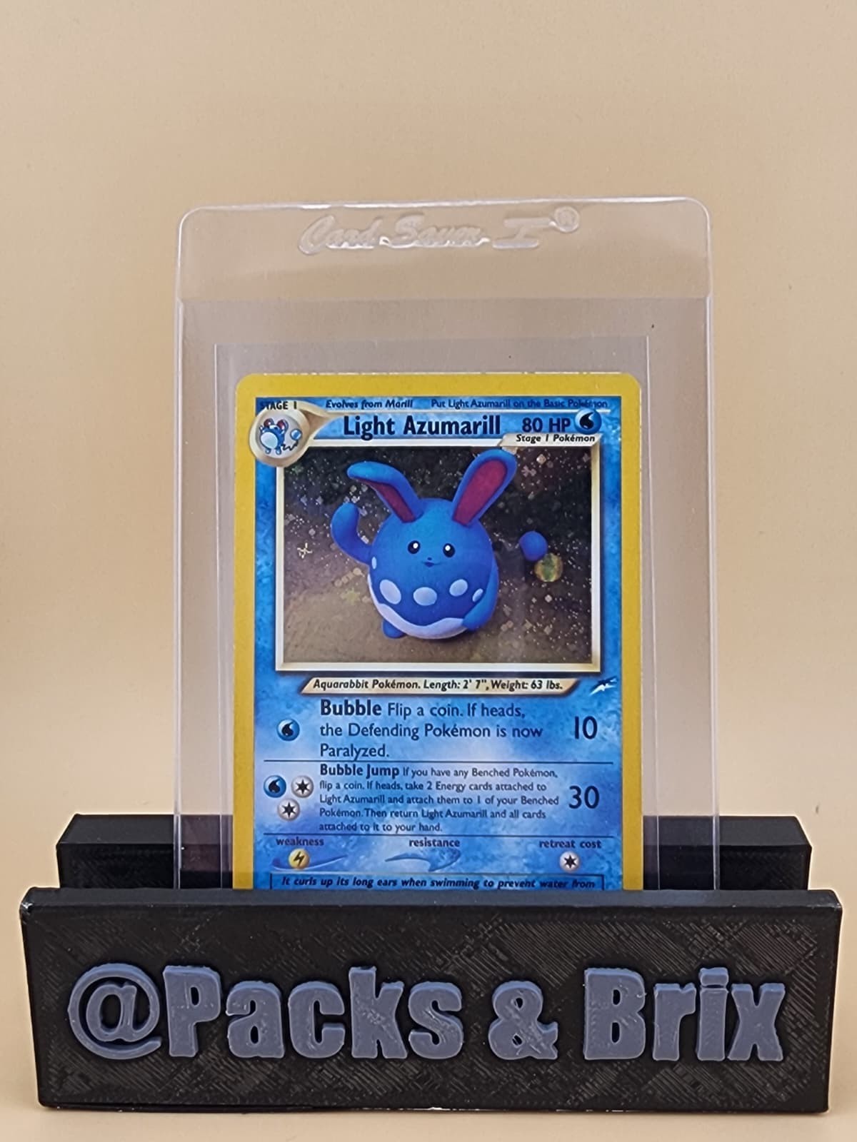 Light Azumarill 13/105 Neo Destiny Holo Moderately Played (MP)