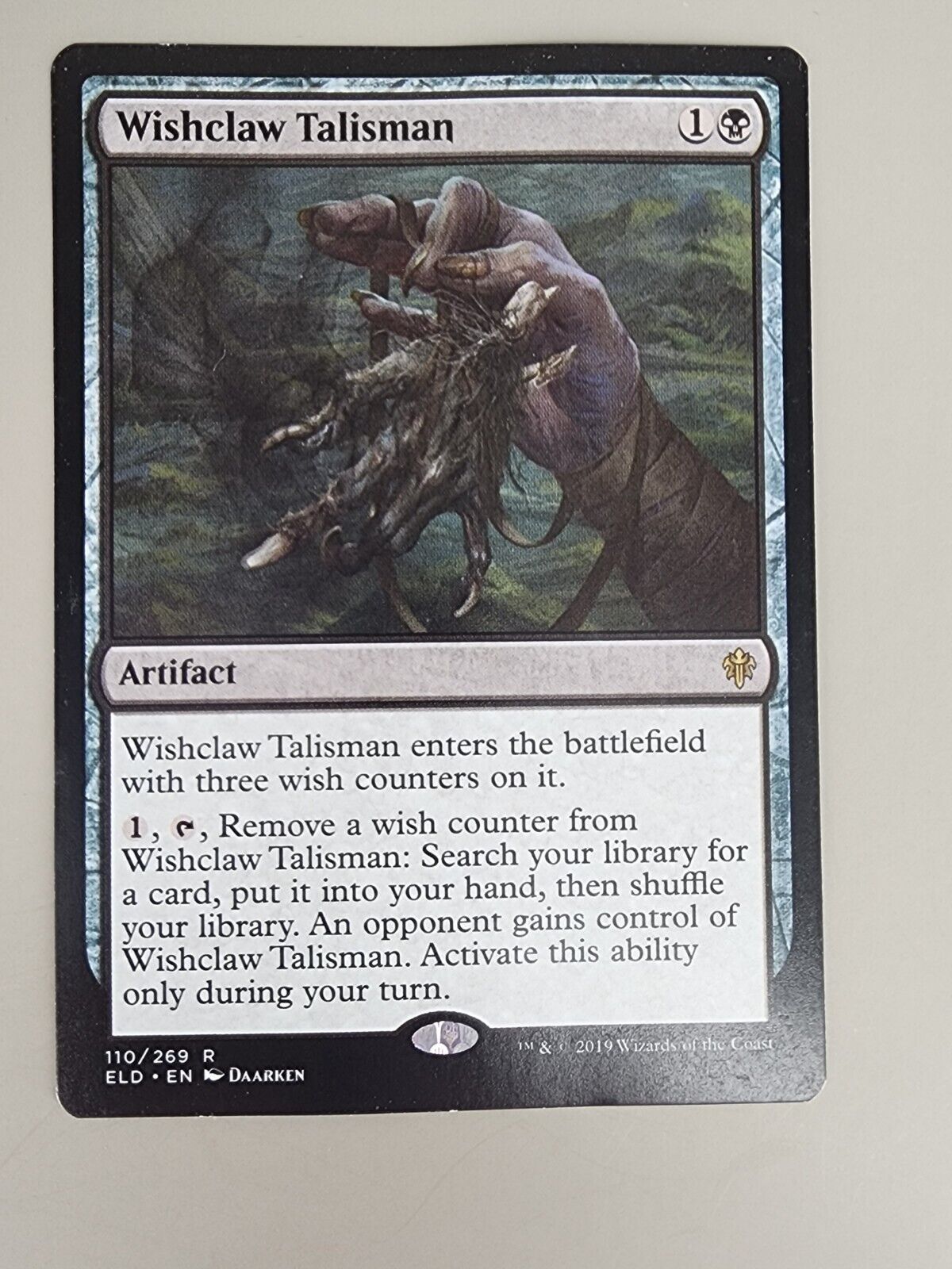 MTG Wishclaw Talisman Throne of Eldraine 110/269 Regular Rare