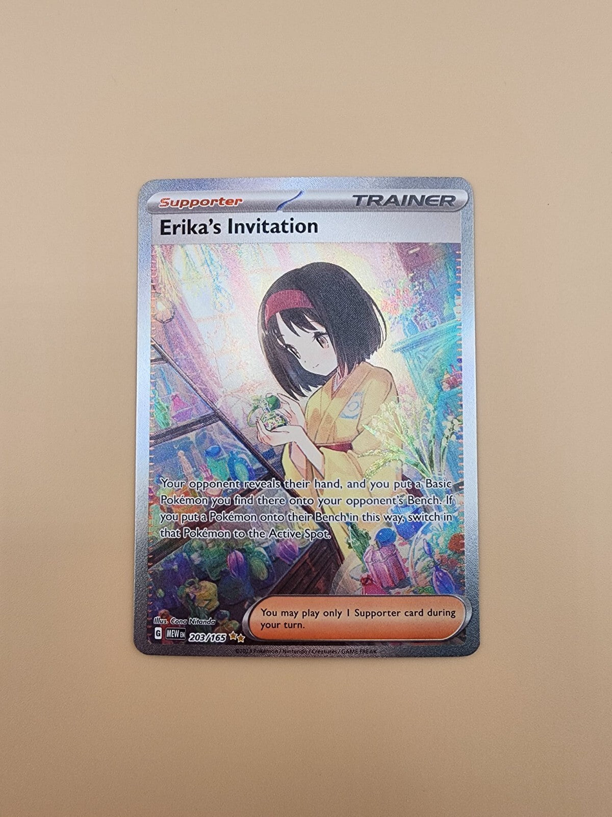 Erika's Invitation 203/165 Sv: Scarlet & Violet 151 Near Mint (NM)