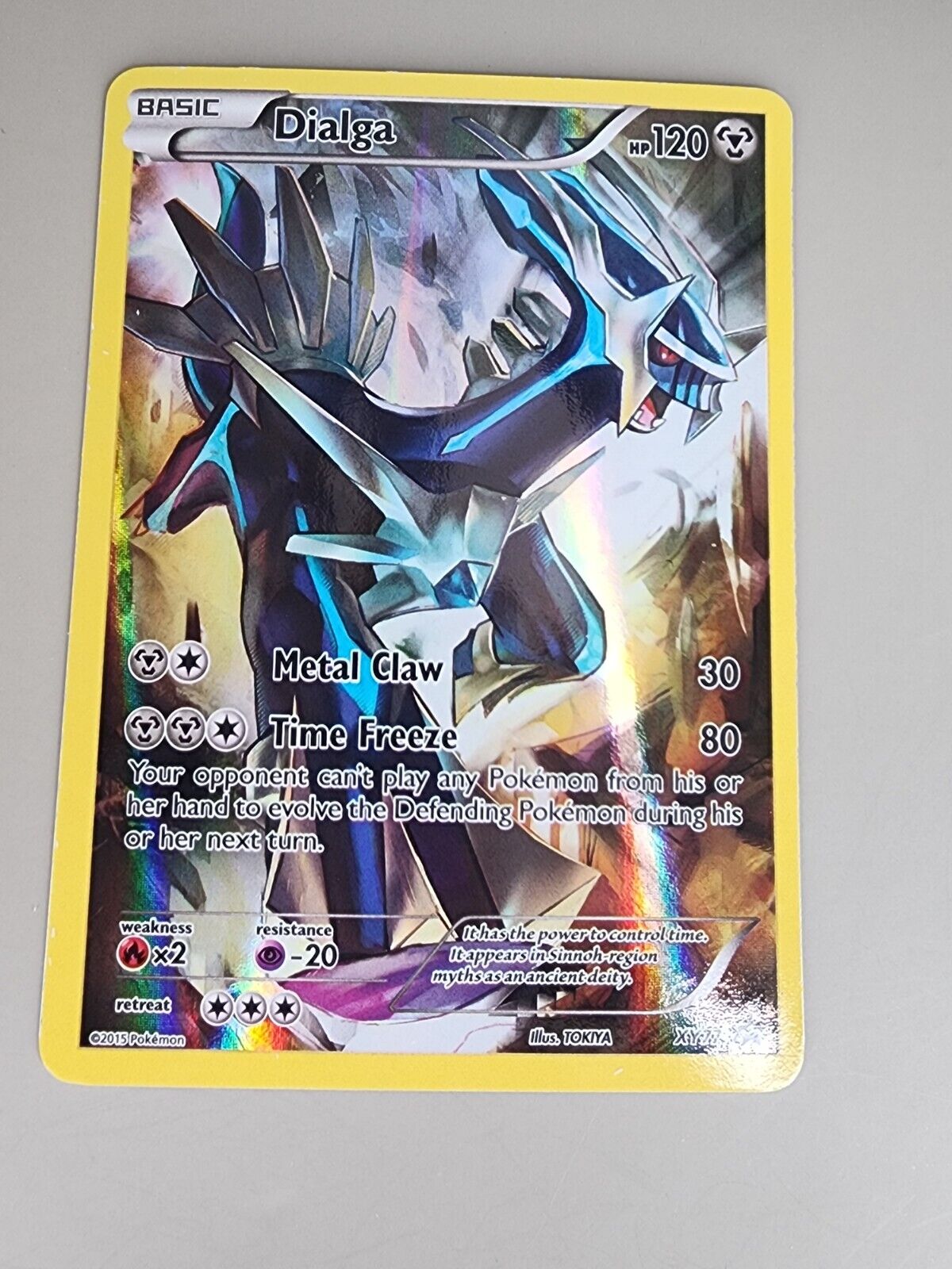 Pokémon TCG Dialga XY XY77 Holo Promo Promo LP+