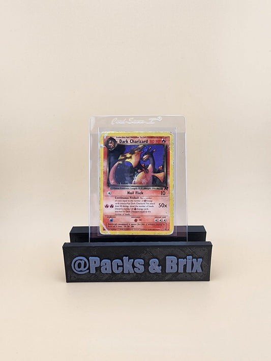 Dark Charizard 21/82 Team Rocket Regular (Damage) Heavily Played (HP)