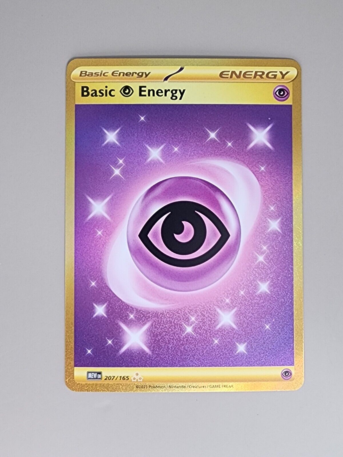 Pokémon TCG Basic Psychic Energy Scarlet & Violet-151 207/165 Holo Hyper Rare