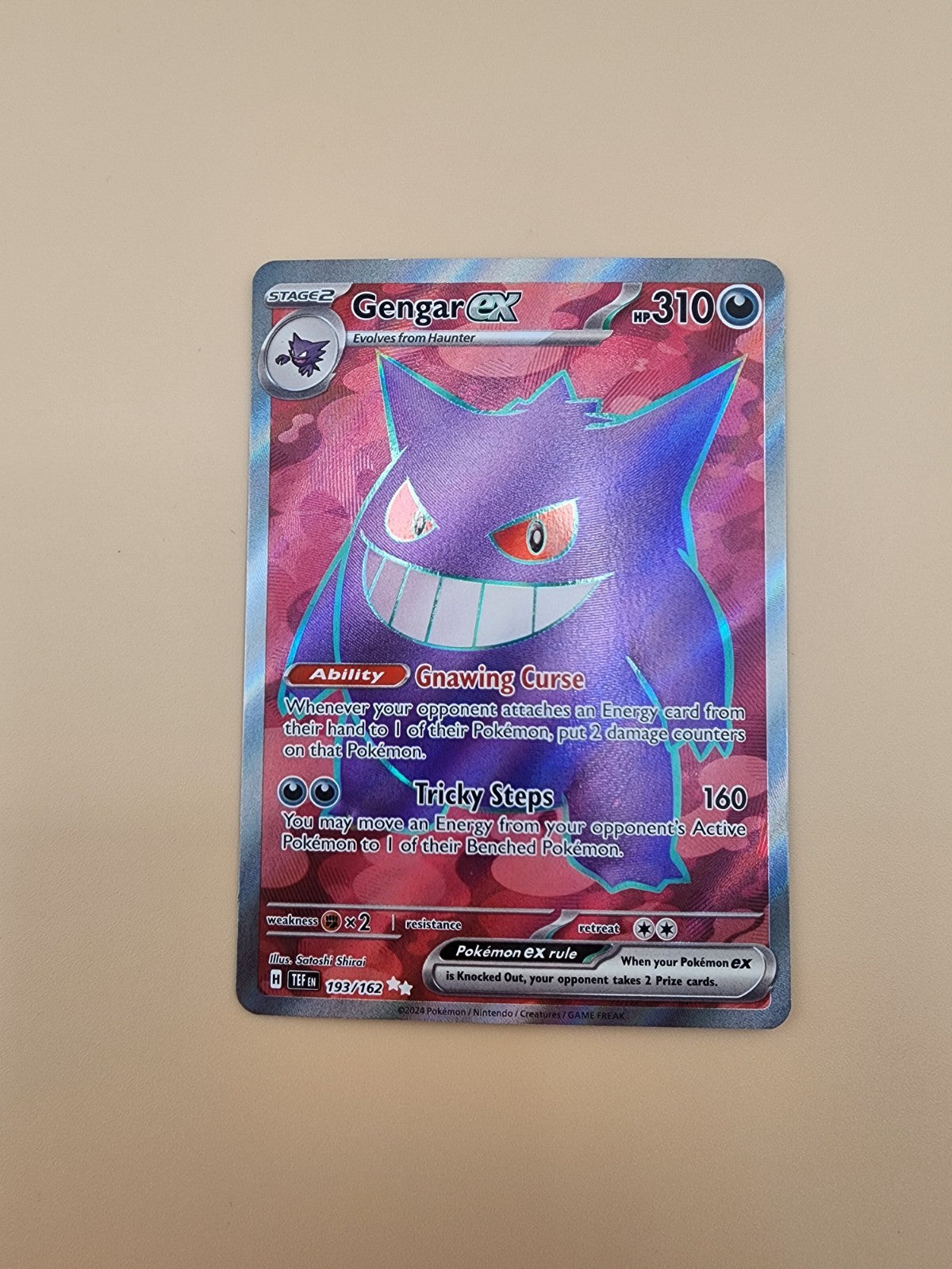 Gengar ex 193/162 Sv05: Temporal Forces Holo LP