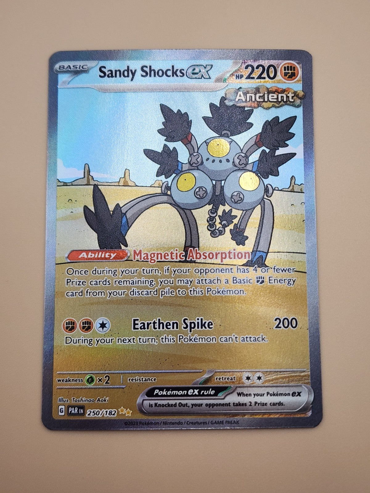 Sandy Shocks ex 250/182 Sv04: Paradox Rift Holo NM