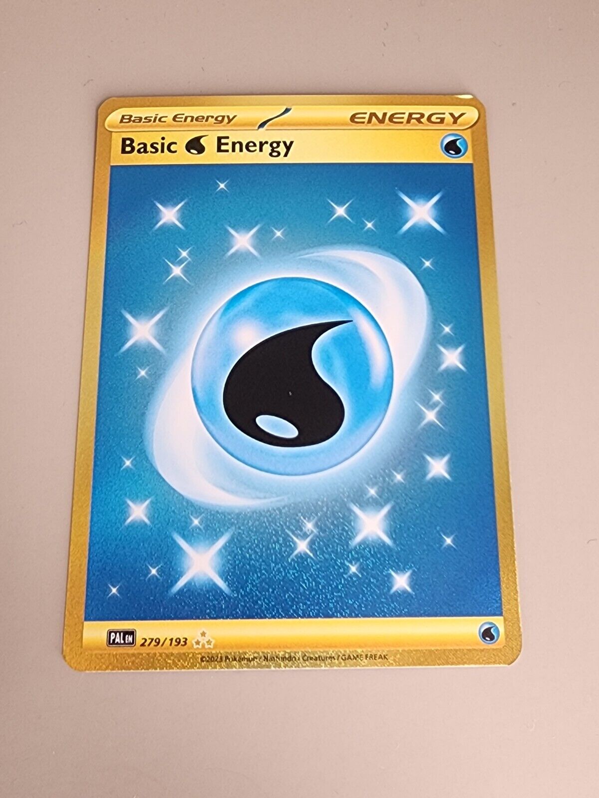 Basic Water Energy 279/193 Sv02: Paldea Evolved Holo