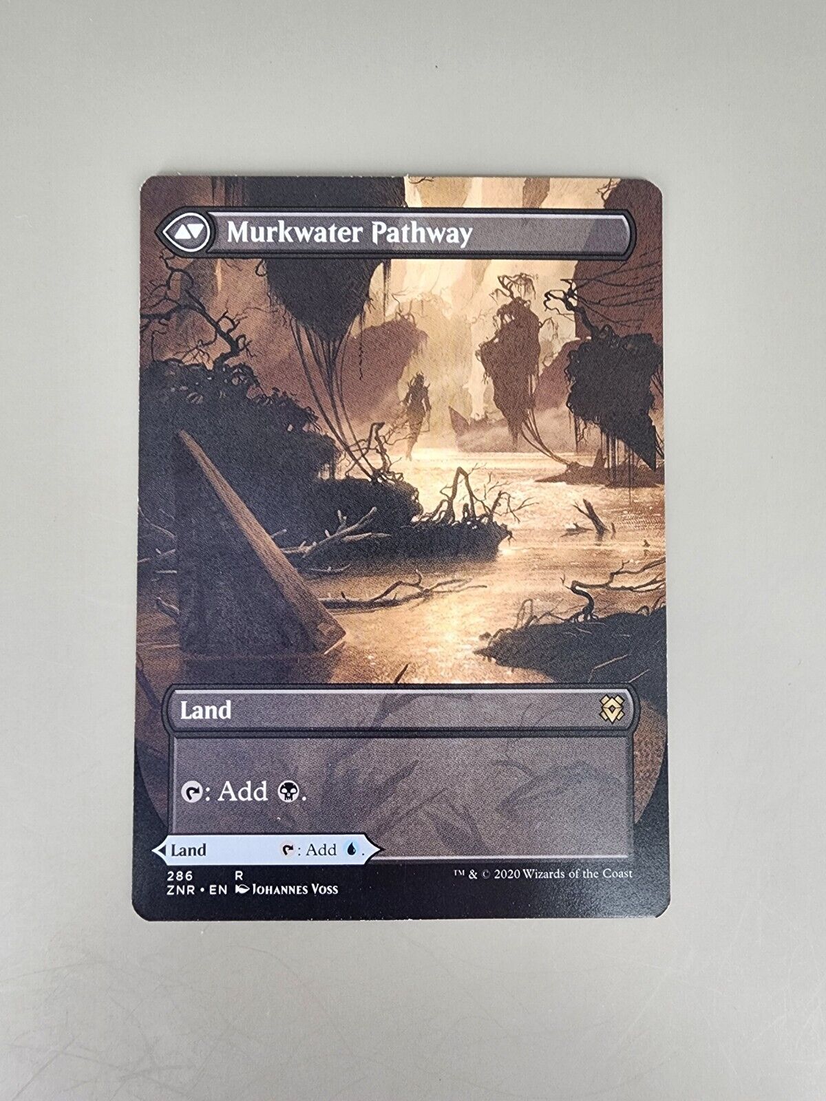 MTG Clearwater Pathway   Murkwater Pathway Zendikar Rising 286 Regular Rare