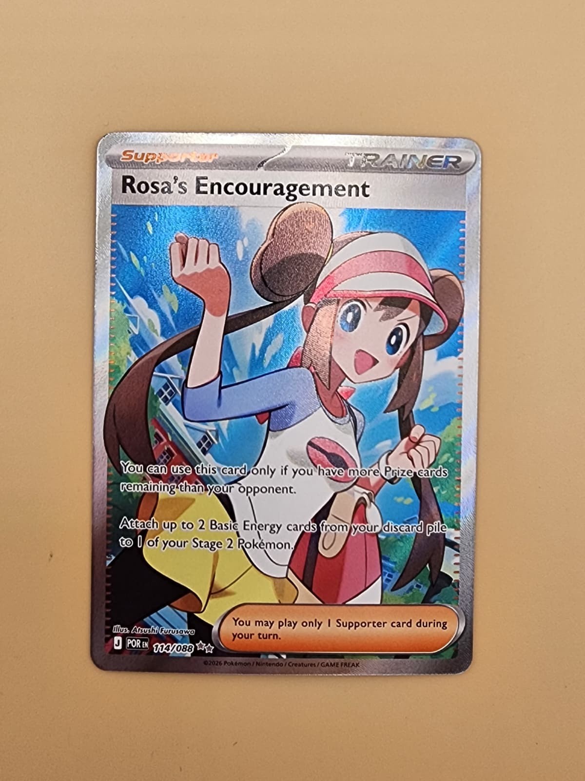 Rosa's Encouragement 114/088 Me03: Perfect Order Holo Near Mint (NM)
