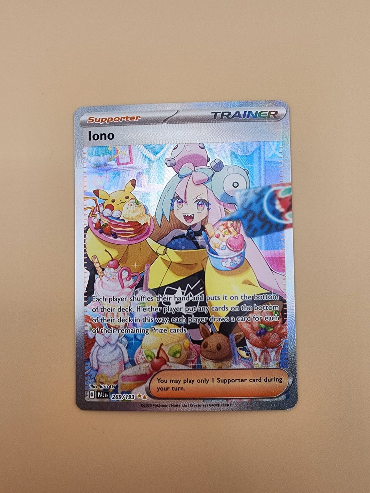 Iono 269/193 Sv02: Paldea Evolved Holo Near Mint (NM)