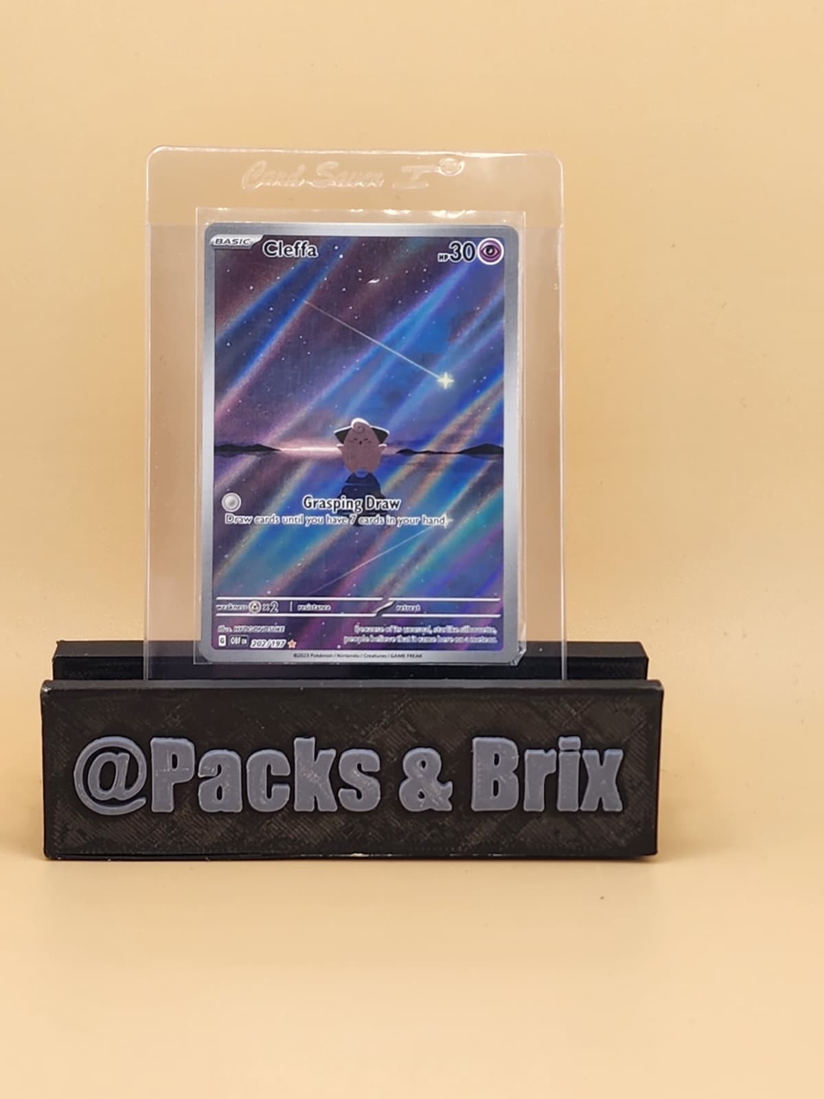 Cleffa 202/197 SV03: Obsidian Flames Holo Near Mint NM