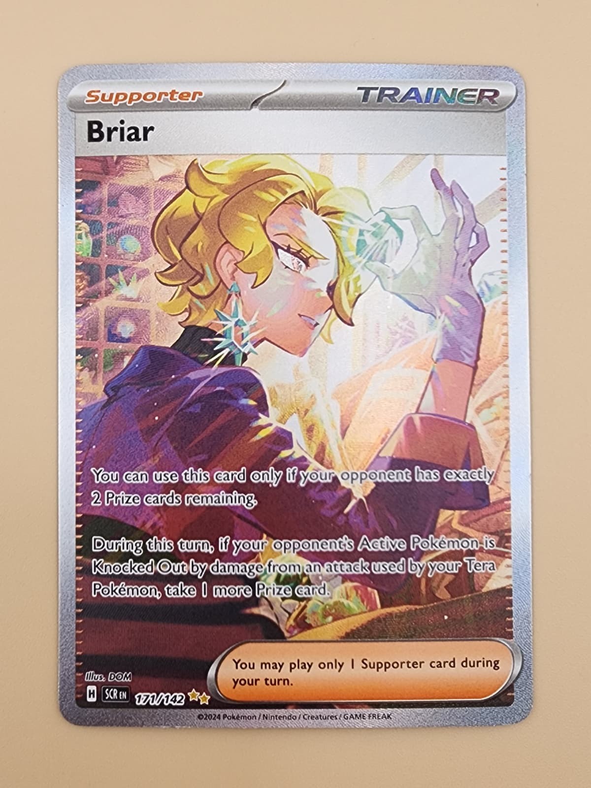 Briar 171/142 Sv07: Stellar Crown Holo Near Mint