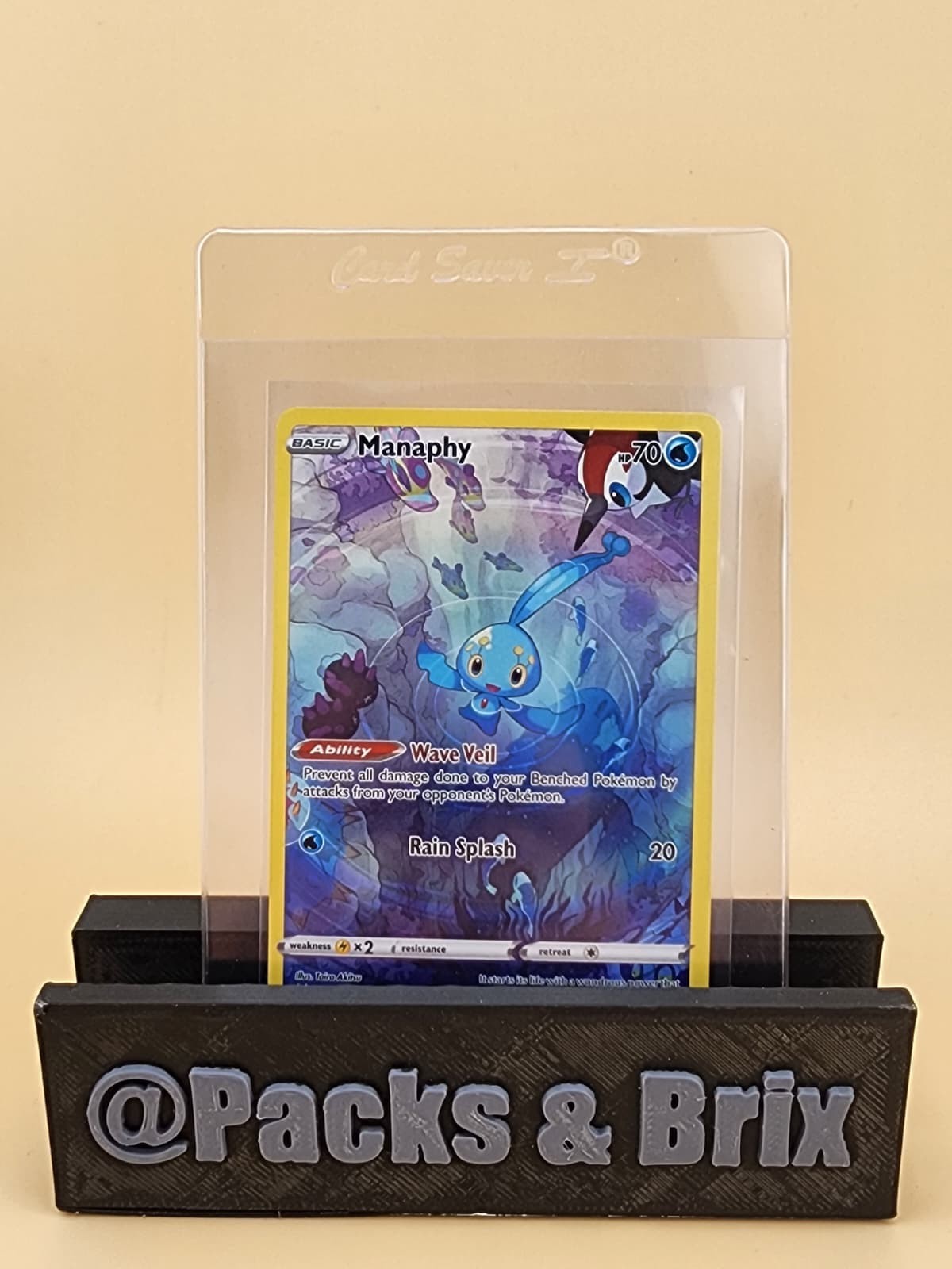 Manaphy GG06/GG70 SWSH: Crown Zenith: Galarian Gallery Holo Near Mint NM
