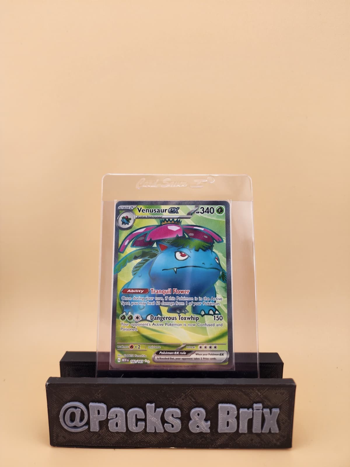 Venusaur ex 182/165 Sv: Scarlet & Violet 151 Holo Near Mint (NM)