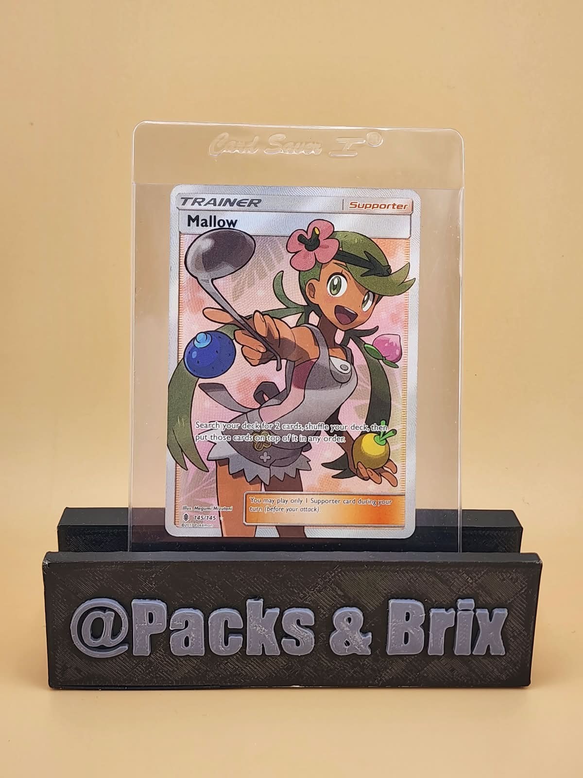 Mallow (Full Art) 145/145 Holo Ultra Rare Guardians Rising Pokemon NM  Near MInt