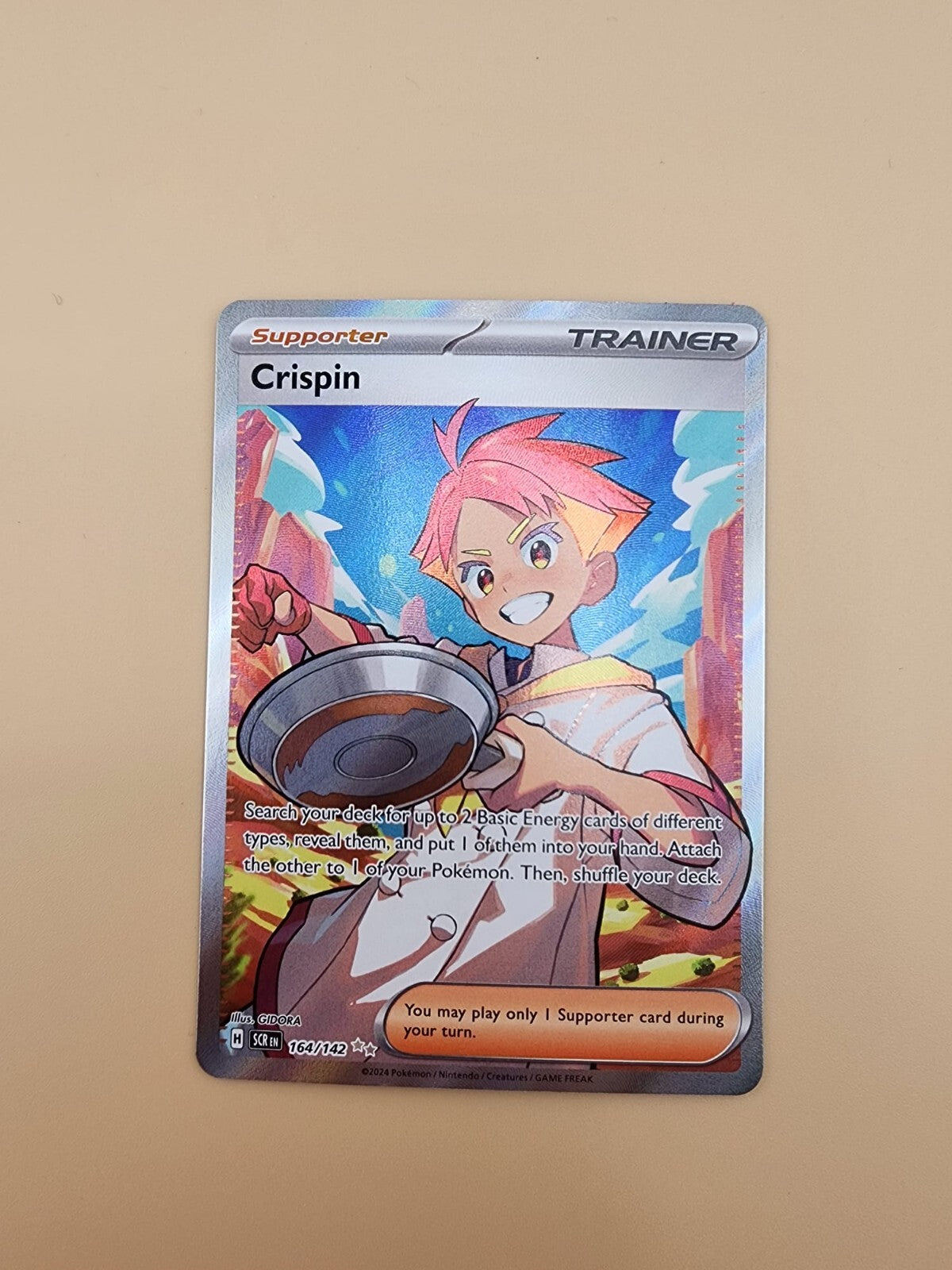 Crispin 164/142 Sv07: Stellar Crown Holo Near Mint (NM)