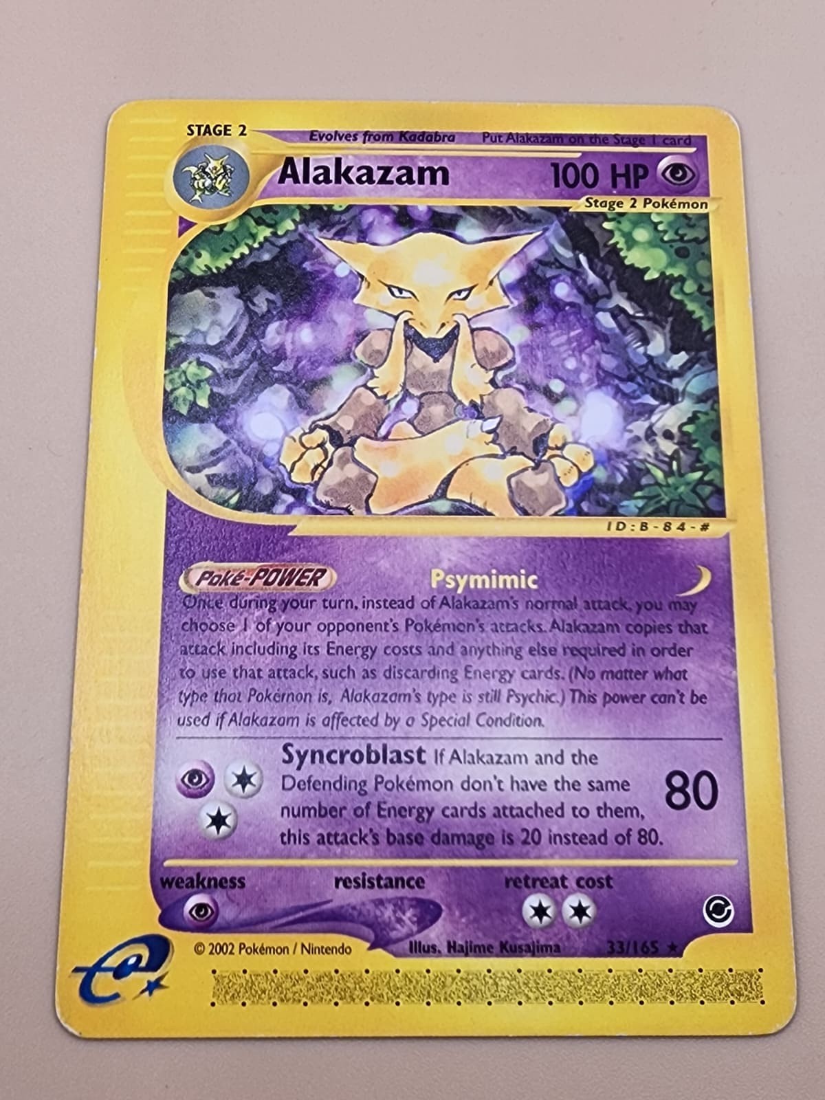 Alakazam 033/165 Expedition Base Set Regular Lightly Played (LP)
