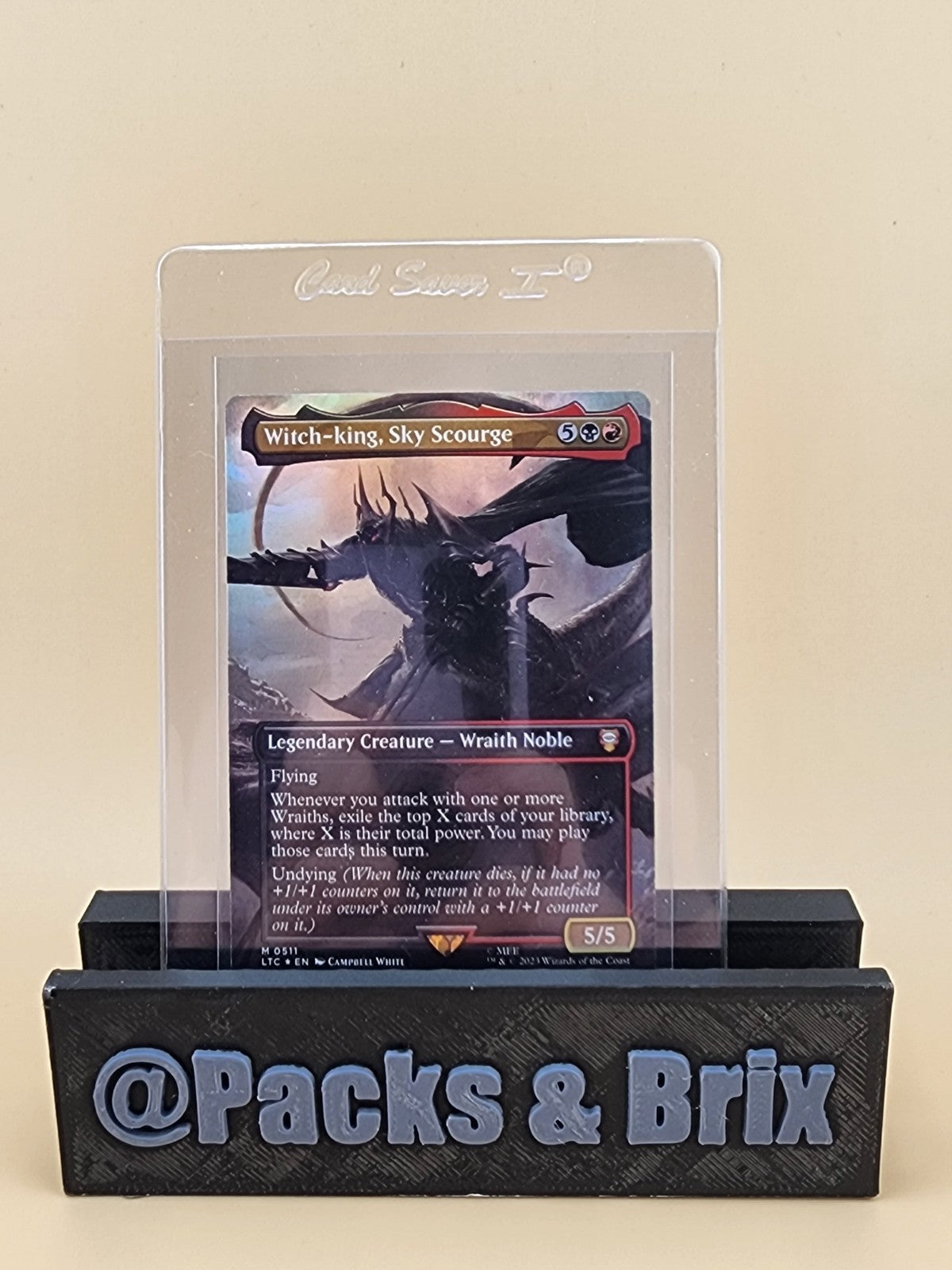 MTG Witch-King, Sky Scourge - Borderless - Foil - 511 LTC x1 NM Mythic