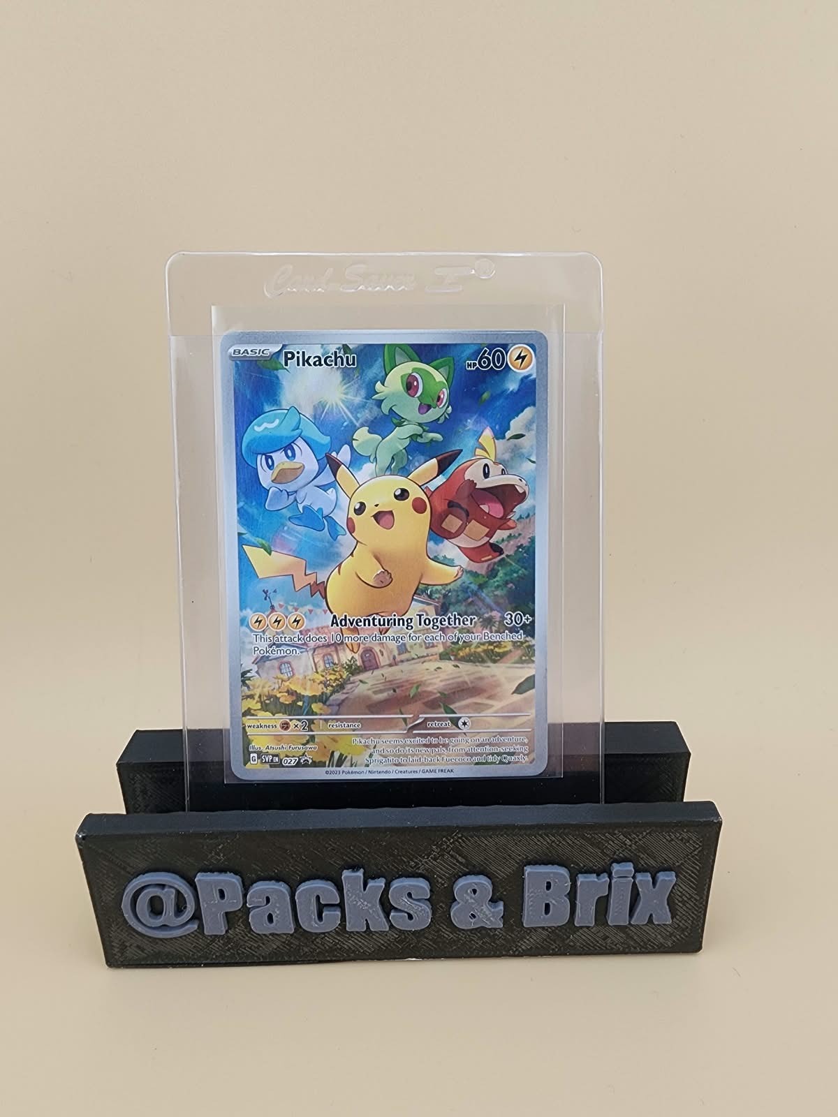 Pikachu 027 Sv: Scarlet & Violet Promo Cards Holo Near MInt NM
