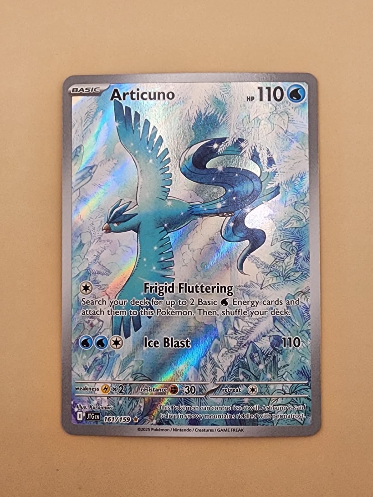 Articuno 161/159 Sv09: Journey Together Holo Near Mint (NM)