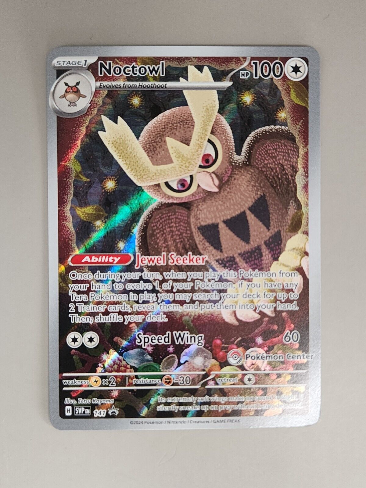 Noctowl - 141 (Pokemon Center Exclusive) 141 Sv: Scarlet & Violet Promo Cards...