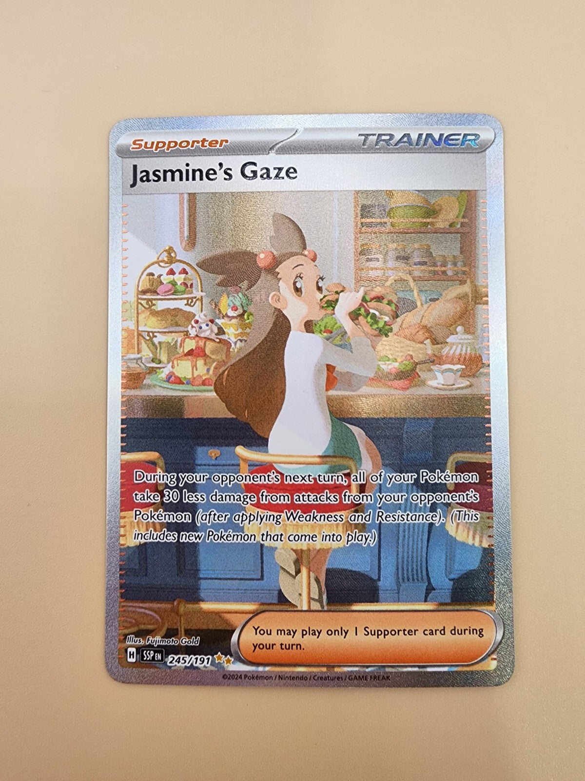 Jasmine's Gaze 245/191 Surging Sparks  Near Mint  (NM)