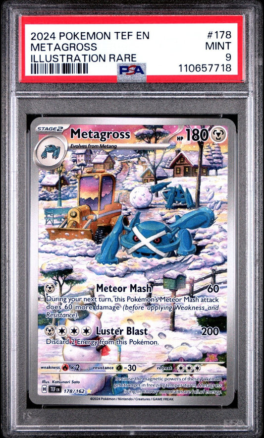 Metagross 178/162 Sv05: Temporal Forces Holo PSA  9