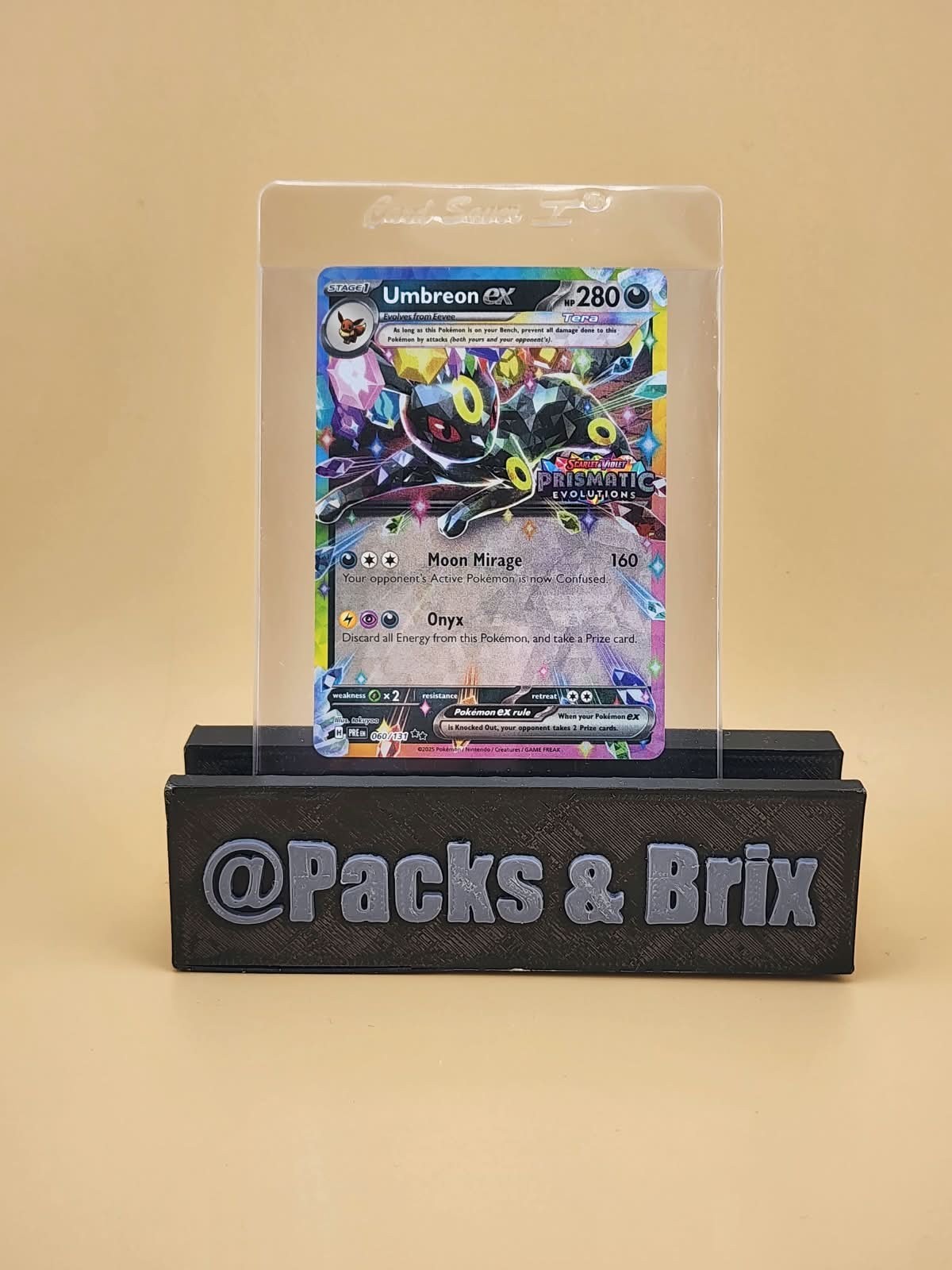 Umbreon ex 060/131 (Prismatic Evolutions Stamp) Holo Near Mint NM