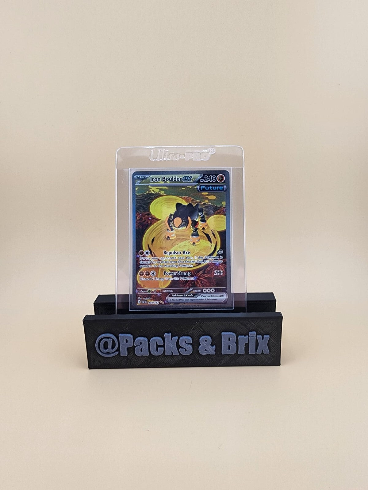 Iron Boulder ex 207/162 Sv05: Temporal Forces Holo Near Mint (NM)