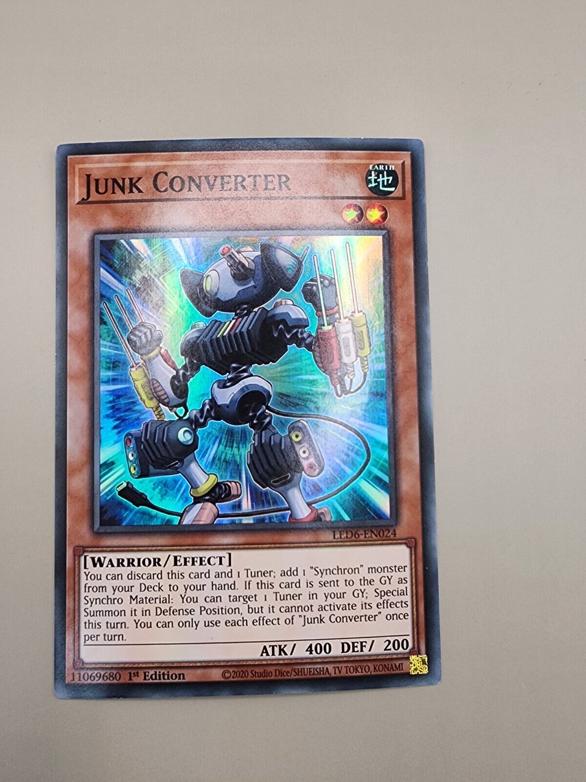 Yu-Gi-Oh! TCG Junk Converter Legendary Duelists: Magical Hero LED6-EN024 1st Ed…