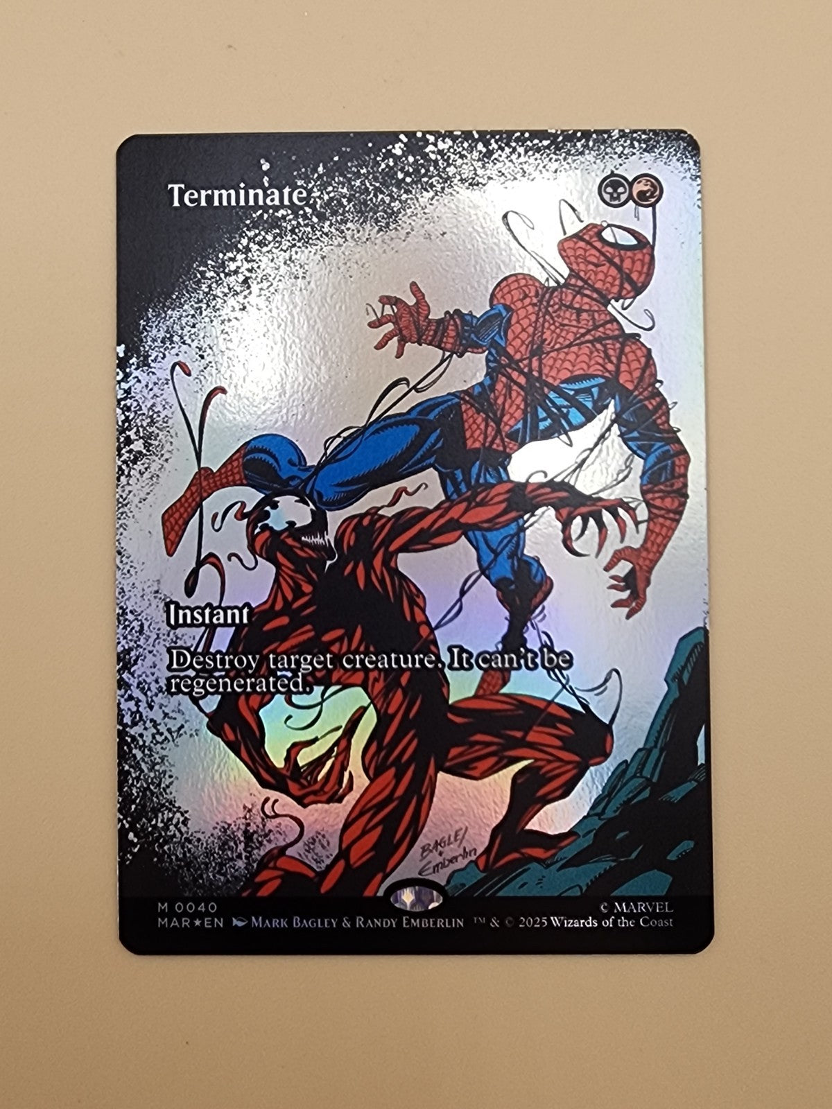 Terminate (Borderless) Marvel Universe Eternal-Legal Foil