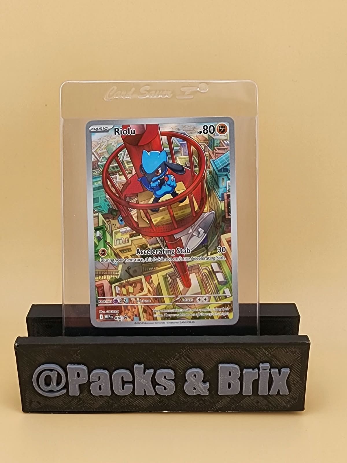 Riolu 010 Me: Mega Evolution Promo Holo Near Mint NM