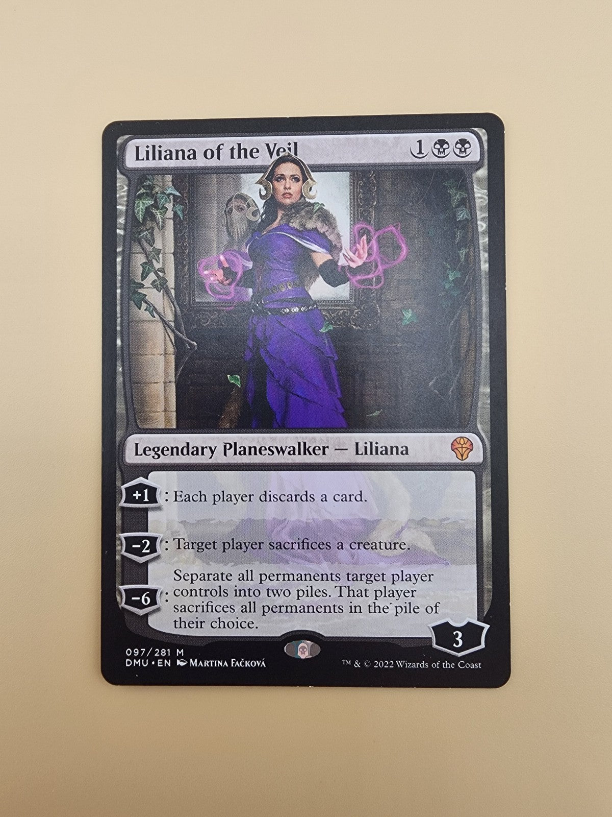 MTG Magic the Gathering Liliana of the Veil (97/462) Dominaria United MTG NM