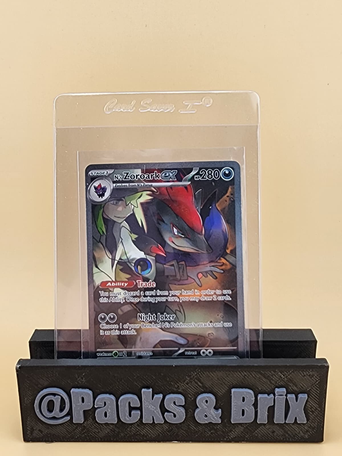 N's Zoroark ex 185/159 Sv09: Journey Together Holo Near Mint (NM)