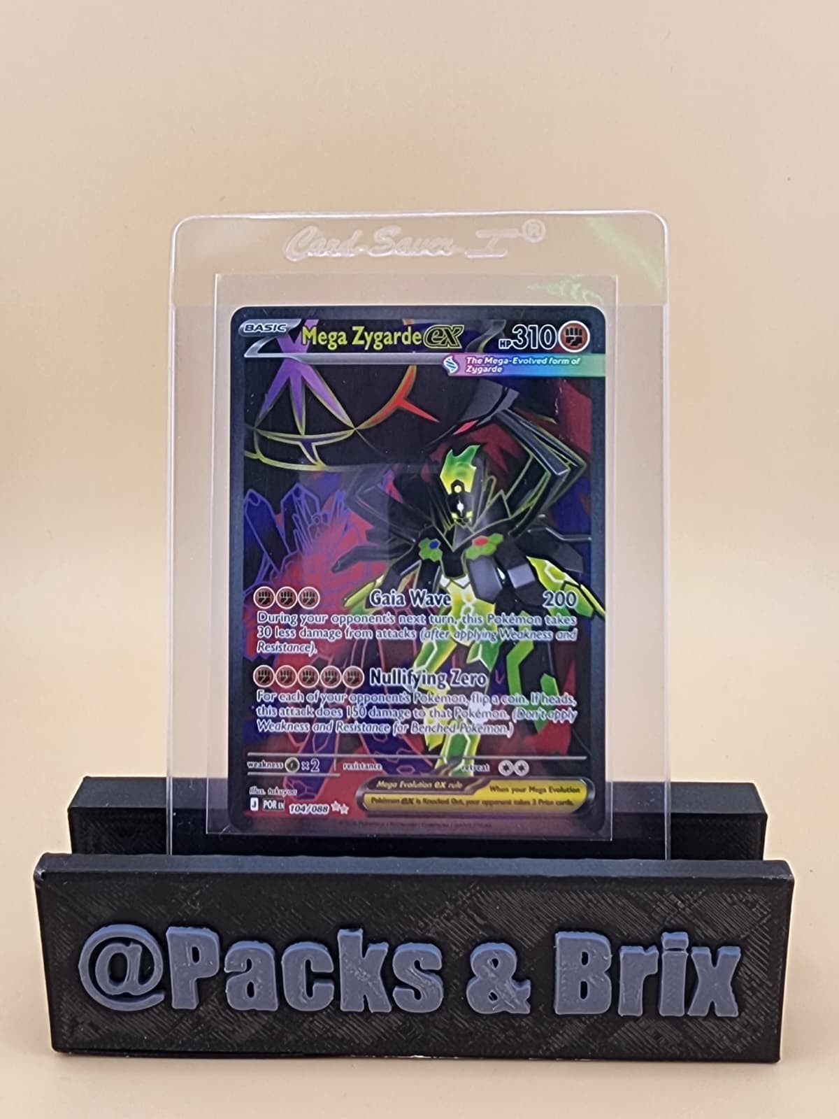 Mega Zygarde ex 104/088 Me03: Perfect Order Holo Near Mint (NM)