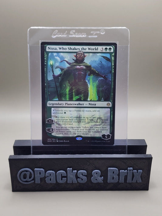 MTG Nissa, Who Shakes the World War of the Spark 169/264 Regular Rare