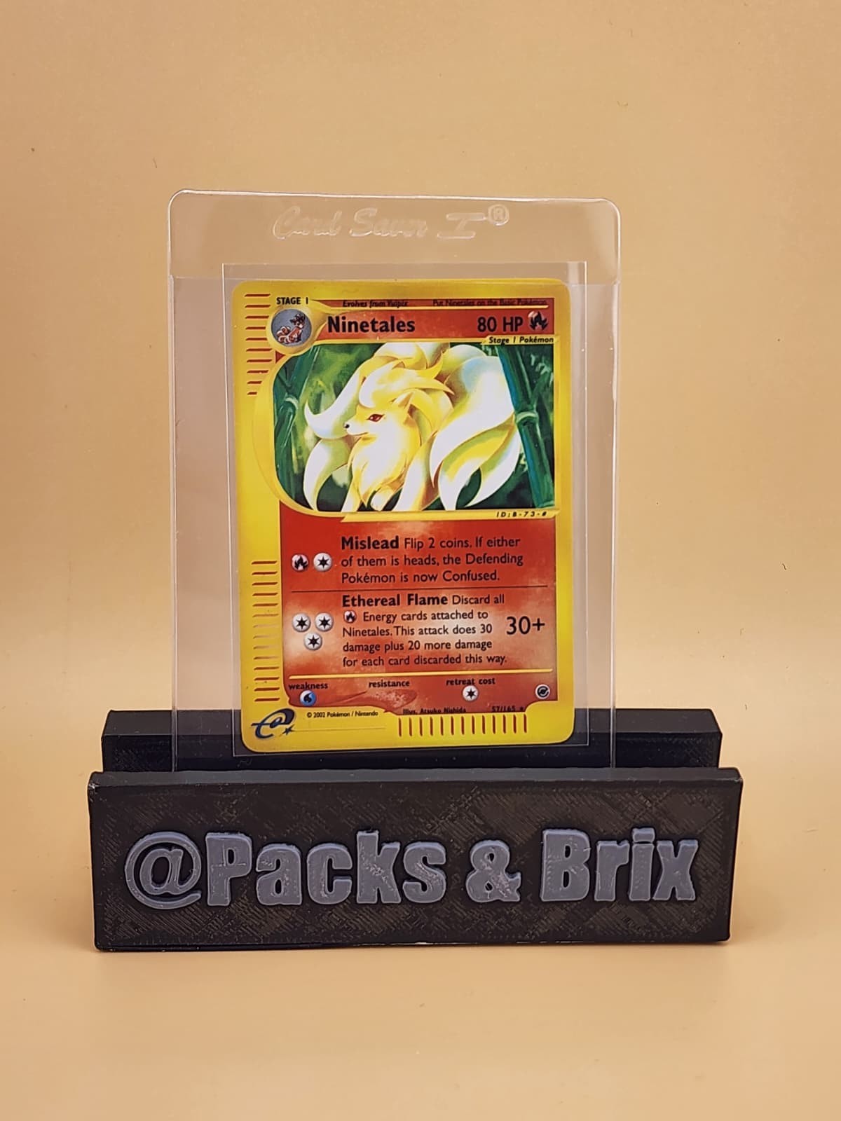 Ninetales 057/165 Expedition Base Set Reverse Holo Moderately Played MP