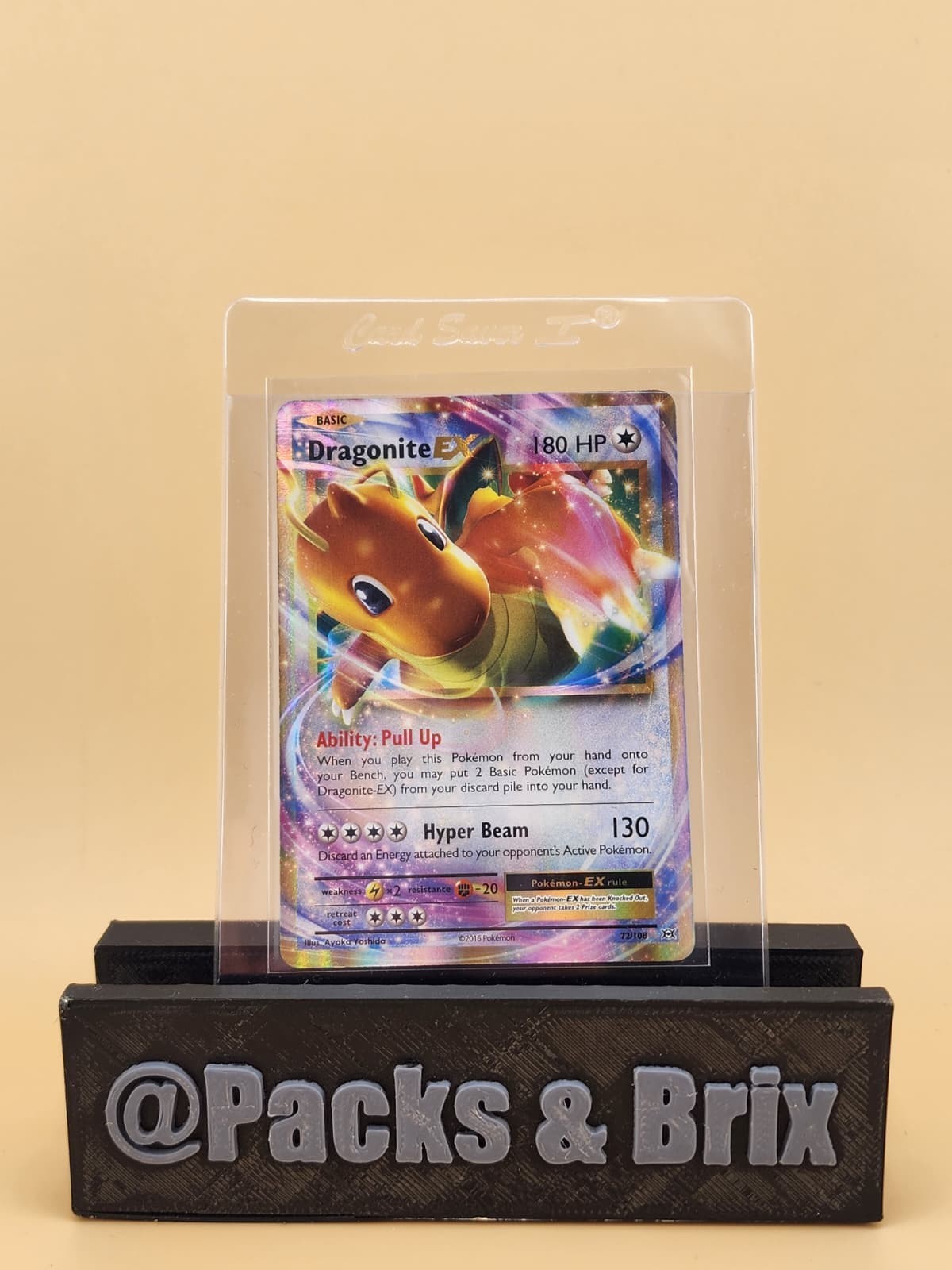 Dragonite EX 72/108 Evolutions Holo Near Mint NM