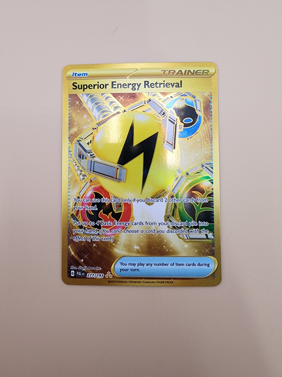 Superior Energy Retrieval 277/193 Sv02: Paldea Evolved Holo Near Mint (NM)