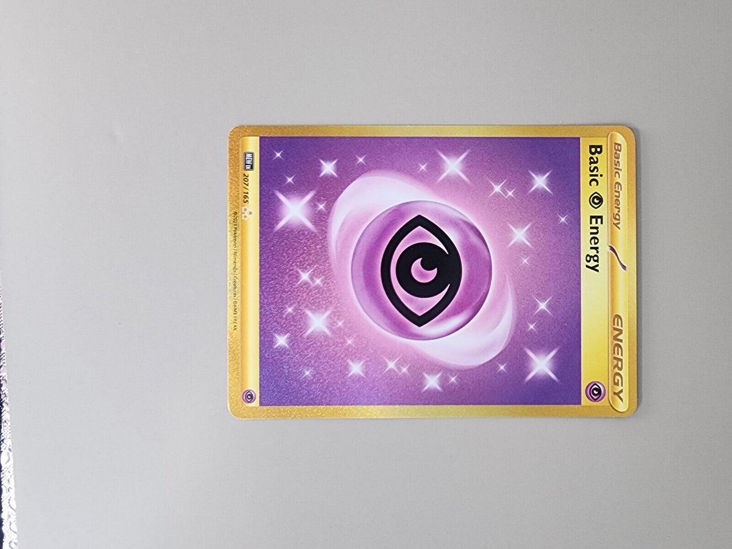 Pokémon TCG Basic Psychic Energy Scarlet & Violet-151 207/165 Holo Hyper Rare