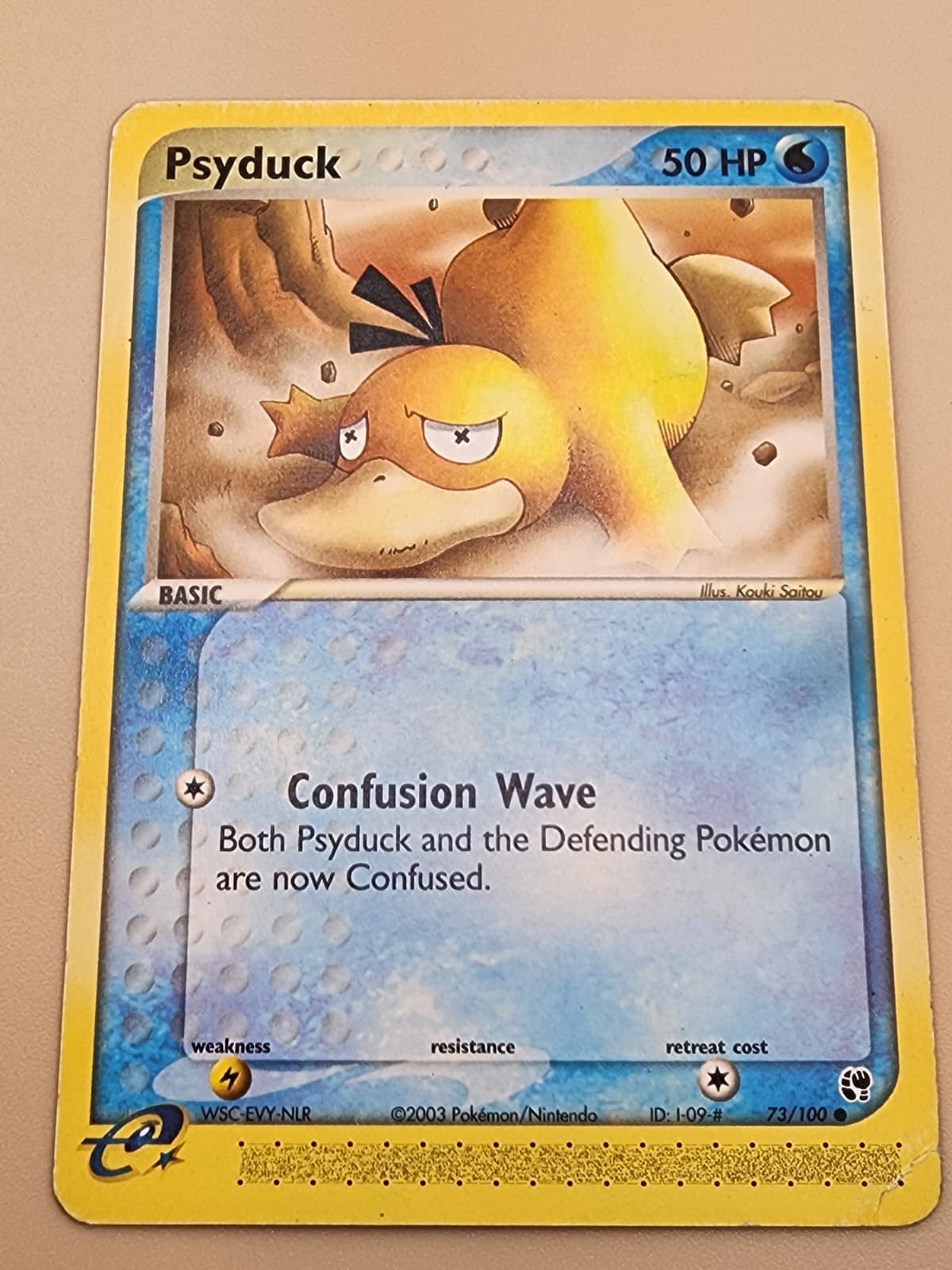 Psyduck 73/100 EX Sandstorm Regular Heavily Played HP